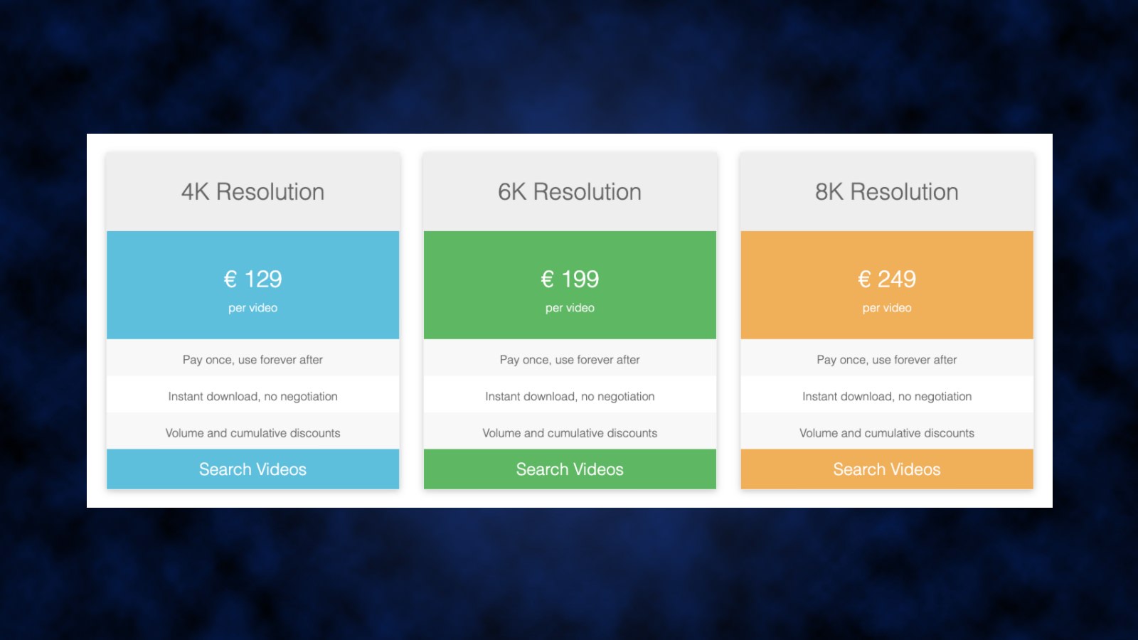 New Pricing Structure